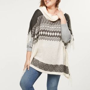 Lane Bryant Cowlneck Poncho